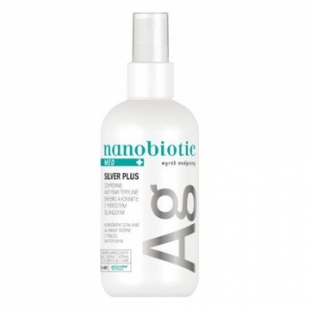 NANOBIOTIC Silver Plus MED antybakteryjne SREBRO - wyrób medyczny 150ml